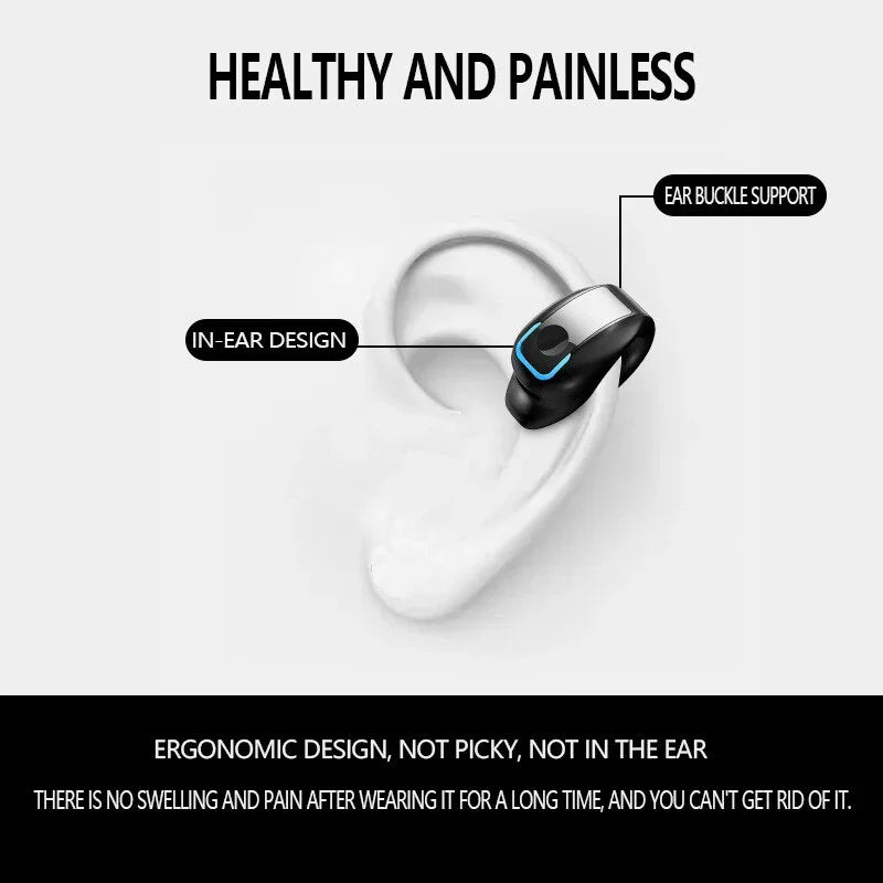 Daisha Vu Entertainment Earphone Clip Wireless Bluetooth