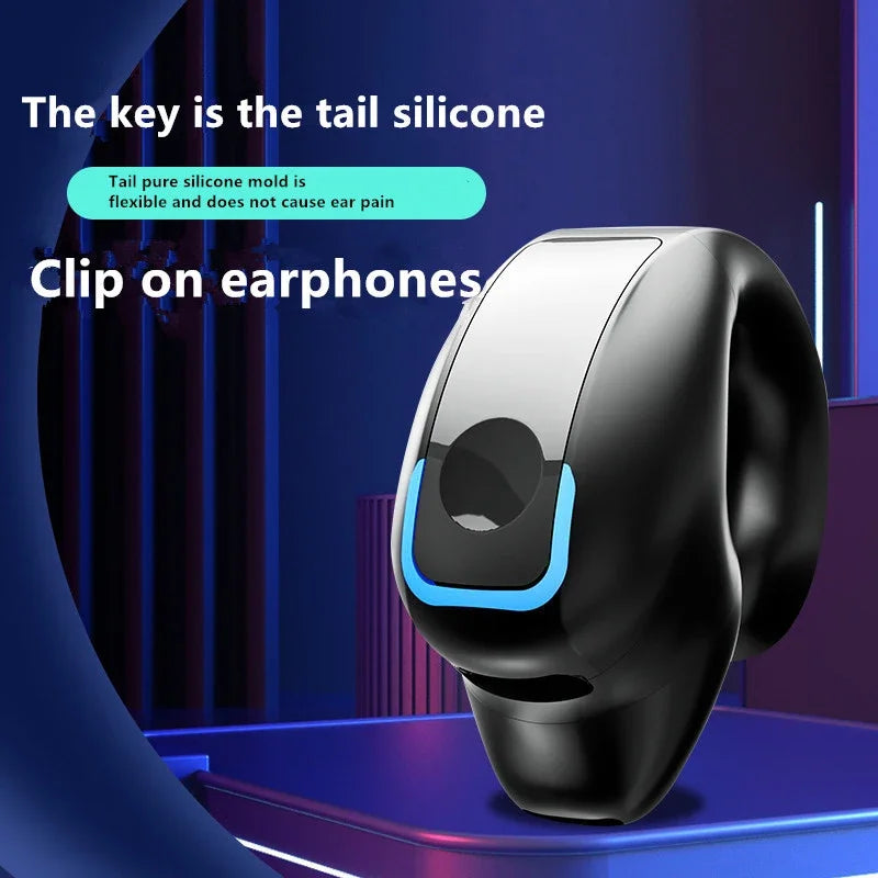 Daisha Vu Entertainment Earphone Clip Wireless Bluetooth